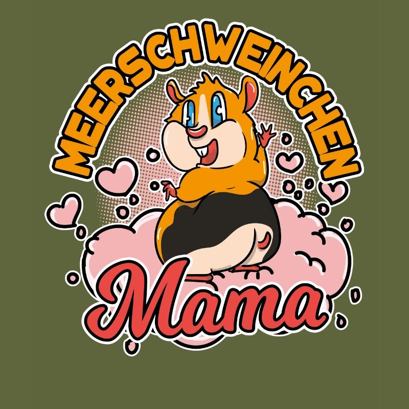 Meerschweinchen Mama Mutter Mädchen Muttertag