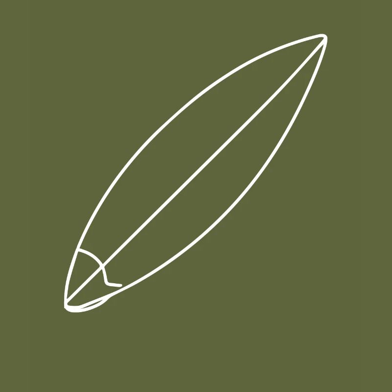 Surfboard Drawing