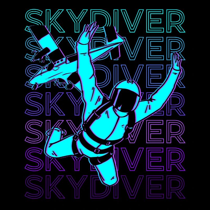 Skydiving Skydiver Parachute R