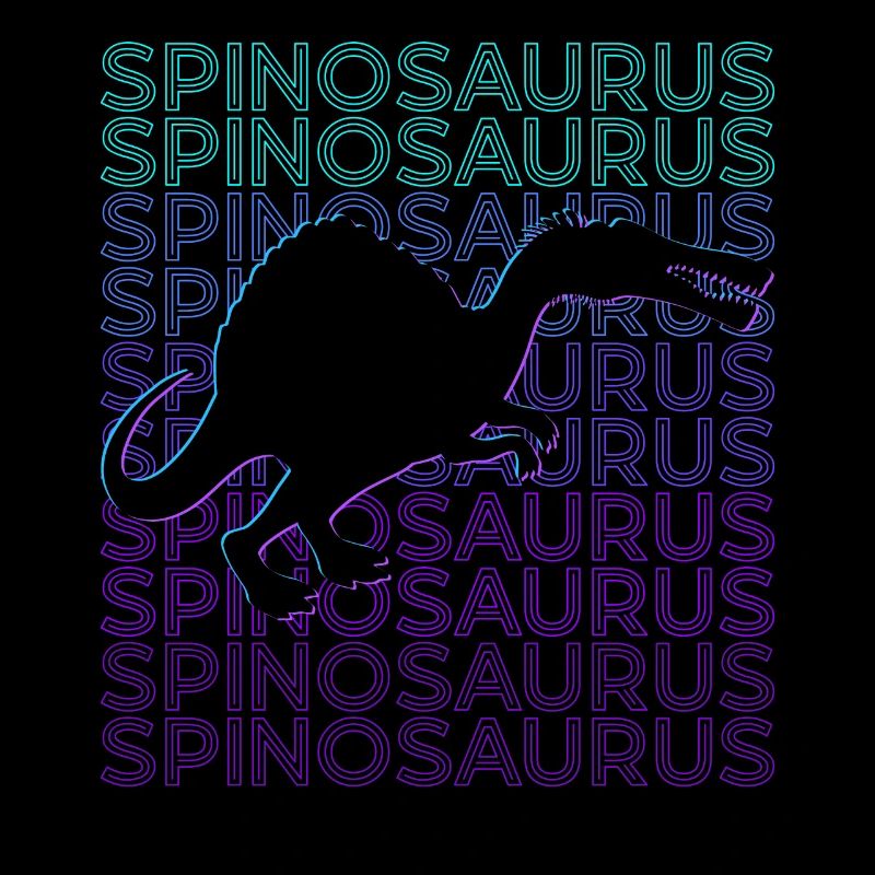 Spinosaurus Dinosaurier Retro