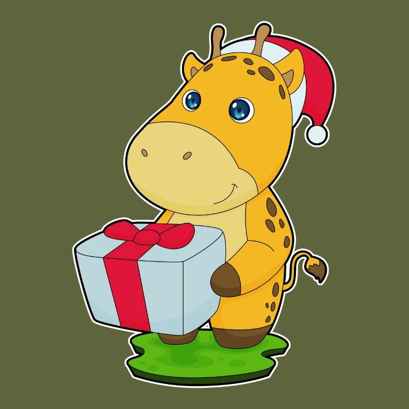 Giraffe Christmas Package