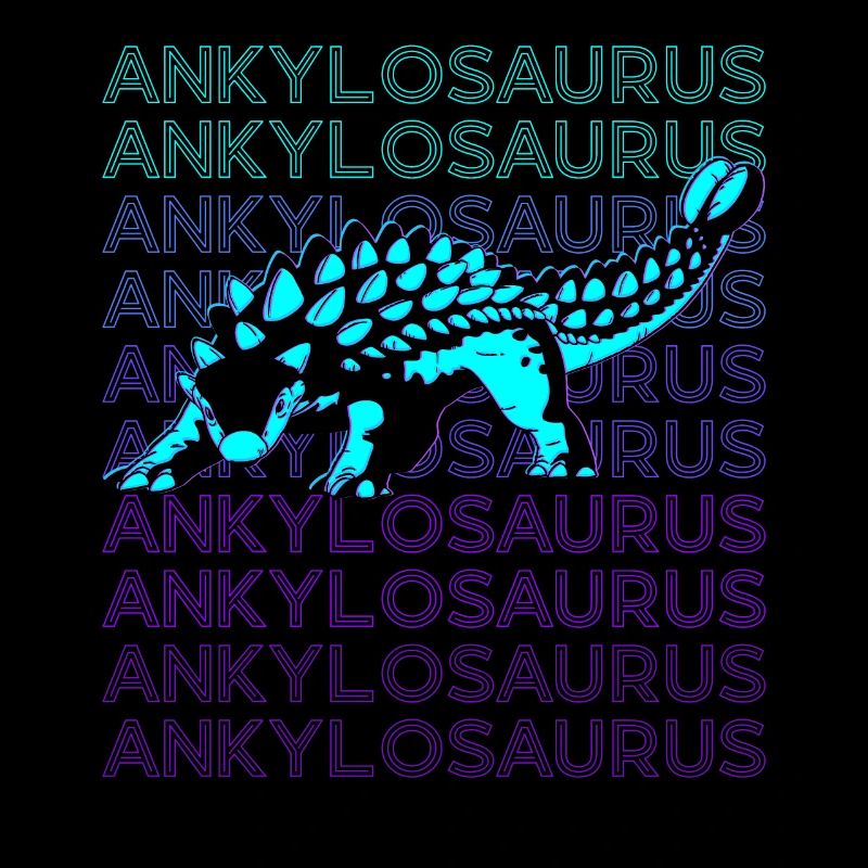 Ankylosaurus Dinosaurier Retro
