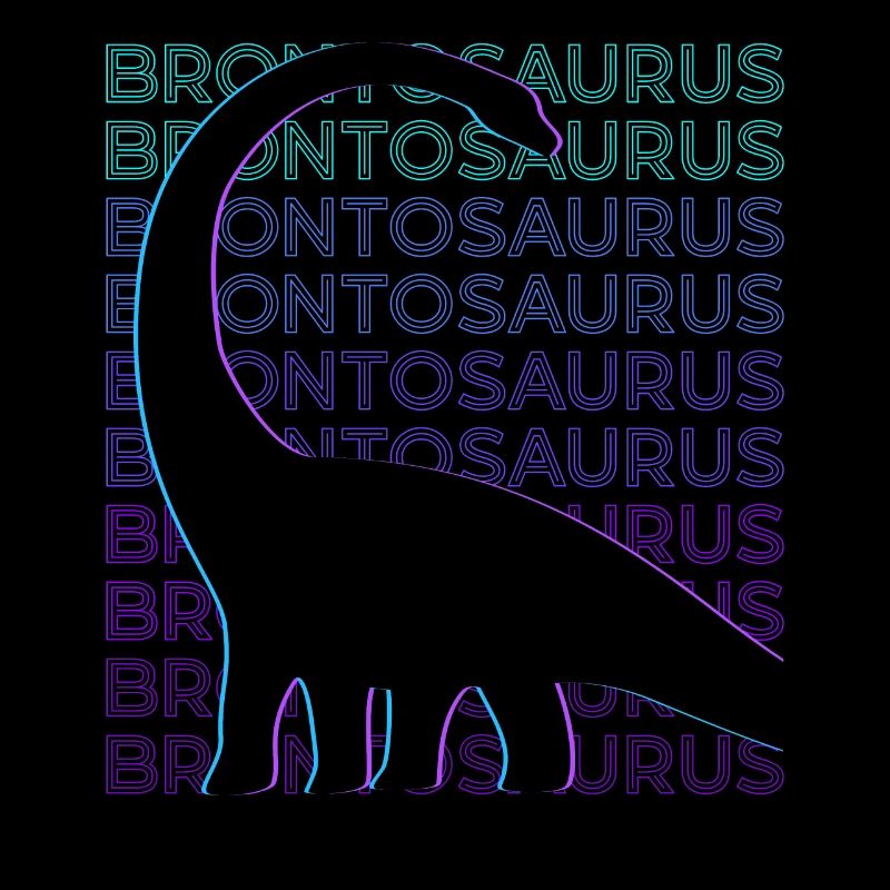 Brontosaurus Dinosaurier Retro