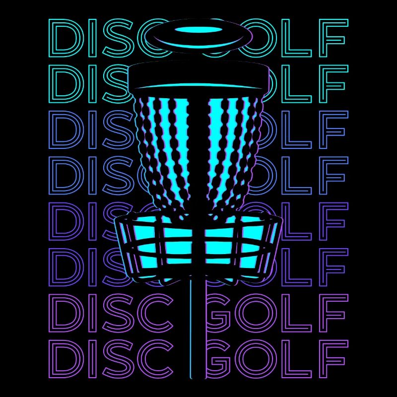 Disc Golf Disc Golf Disc Golfer Rétro