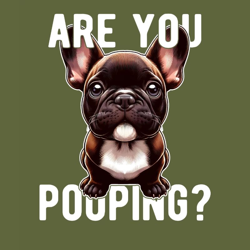 Faites-vous caca ? Drôle de bouledogue français