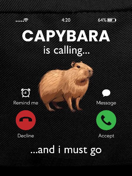 Capybara is calling