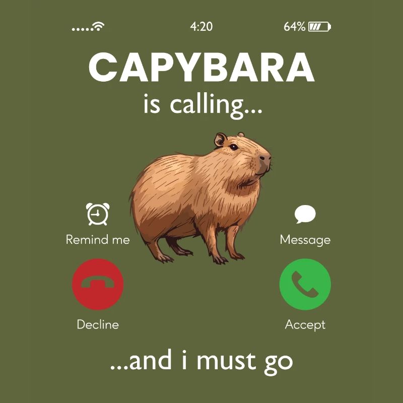 Capybara is calling