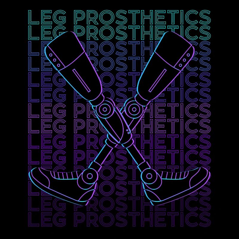 Leg Prostheses Amputee Amputation Retro