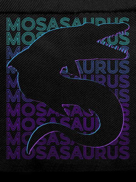 Mosasaurus Dinosaur Retro