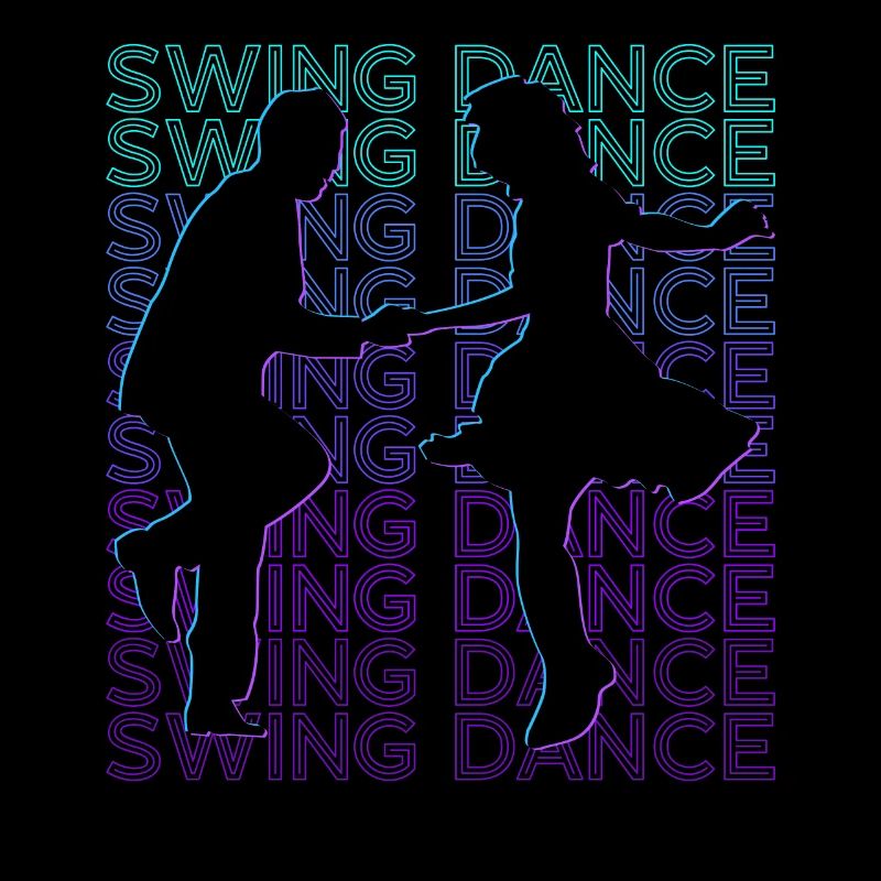 Swing Dance Dancing Swing Dancer Retro