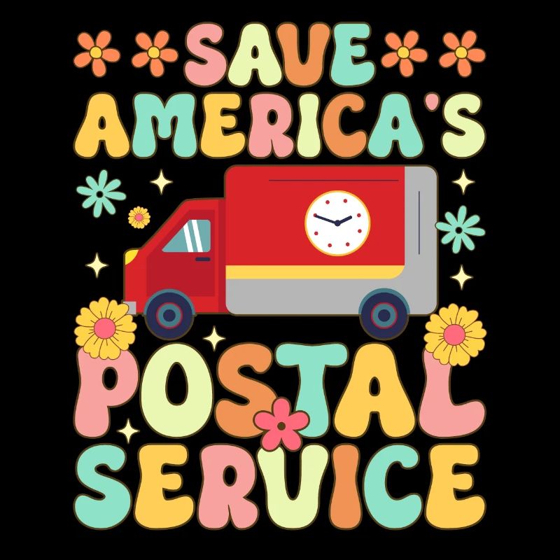 Rettet Amerikas Postdienst Postangestellter Postbo