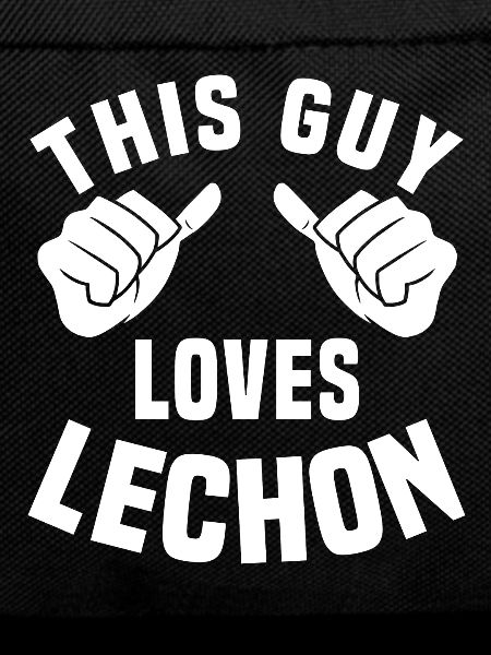 This guy loves lechon
