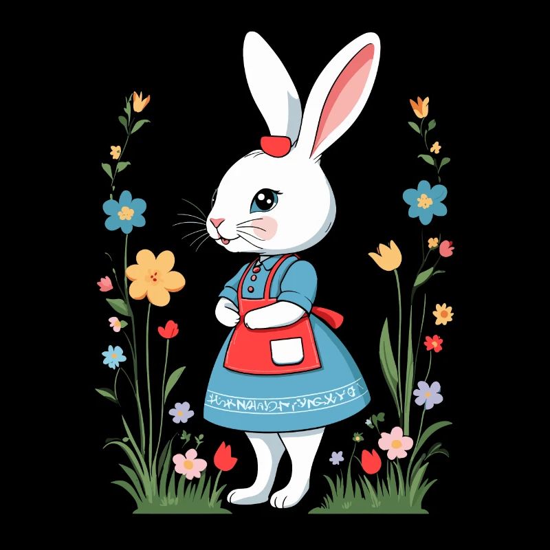 Nurse Bunny Cute Easter Bunny Doctor