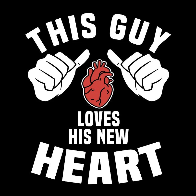 This guy loves his new heart