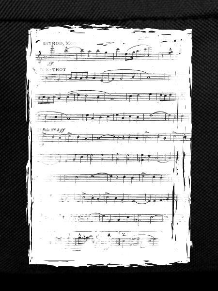 Sheet of music