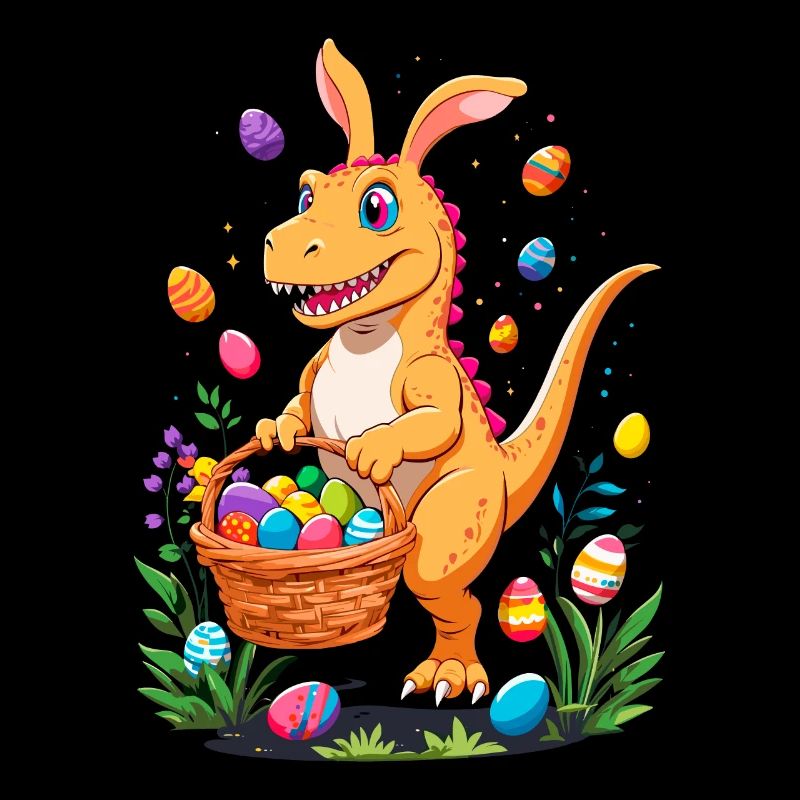 Iconic Easter Dinosaur Dinosaur Easter Bunny