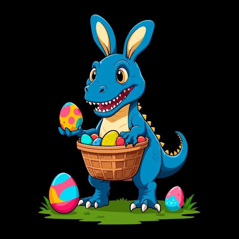 Iconic Easter Dinosaur Dinosaur Easter Bunny