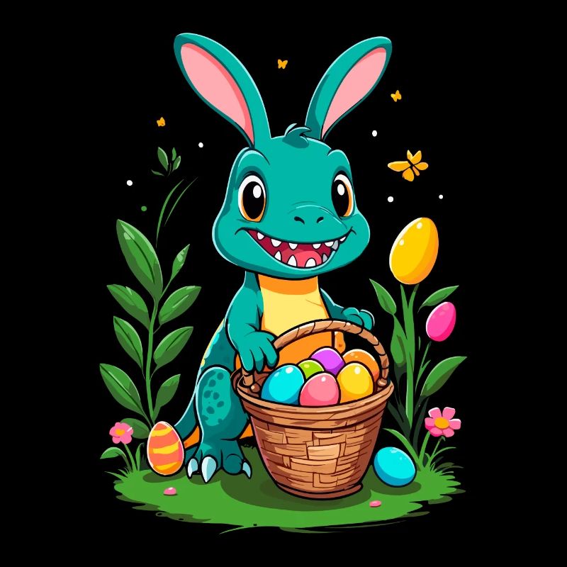 Iconic Easter Dinosaur Dinosaur Easter Bunny