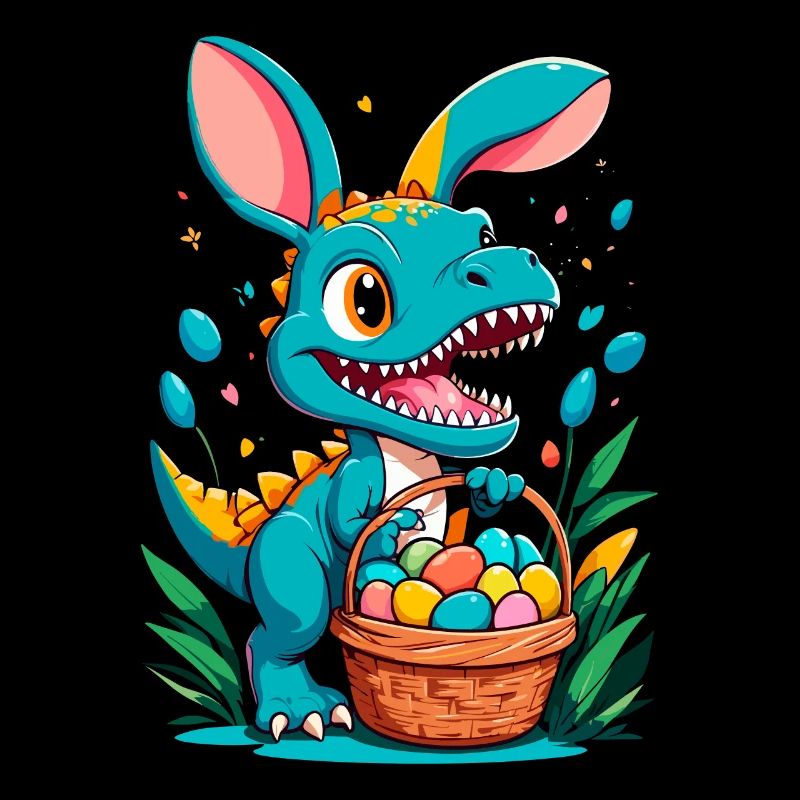 Iconic Easter Dinosaur Dinosaur Easter Bunny