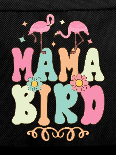 Mama Bird Groovy Flamingo Mama