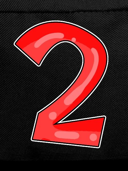 Two - 2 - Number Number
