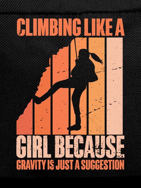 Rock Climber Climbing Mountain
