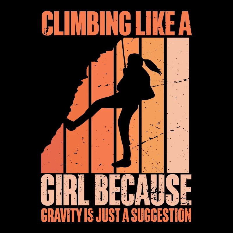 Rock Climber Climbing Mountain