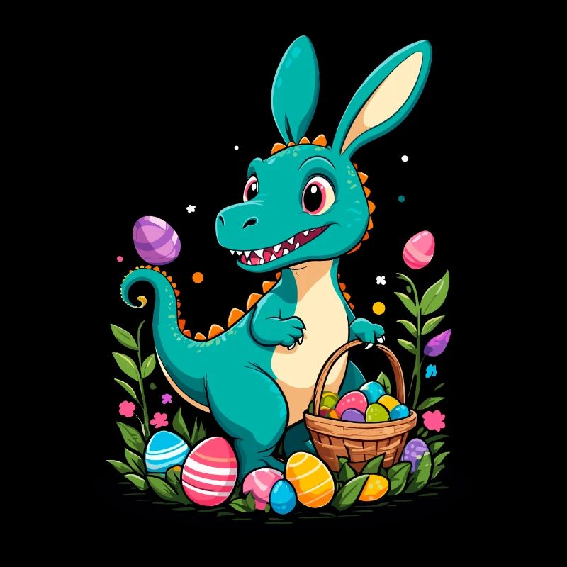Iconic Easter Dinosaur Dinosaur Easter Bunny