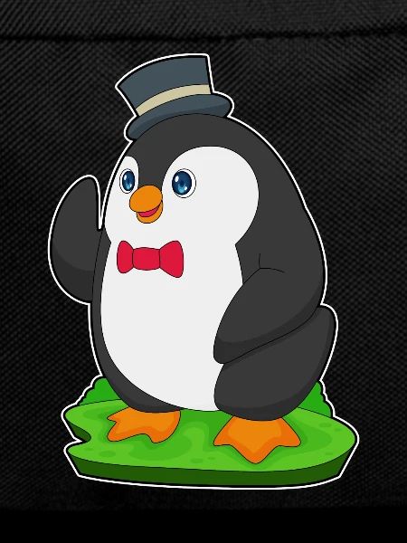 Penguin Groom Top Hat Wedding