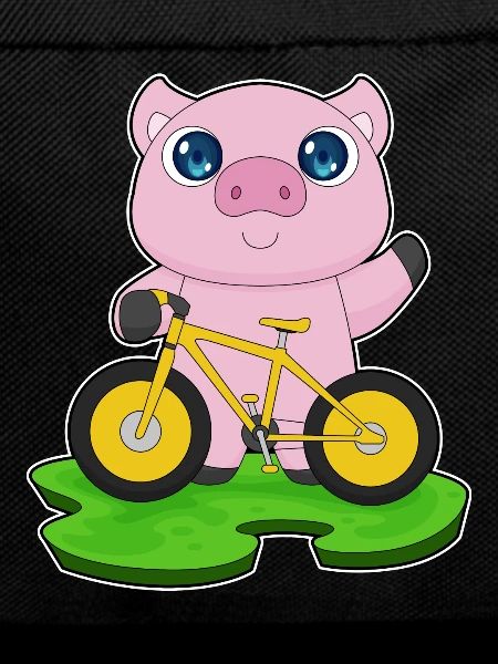 Pig Bicycle
