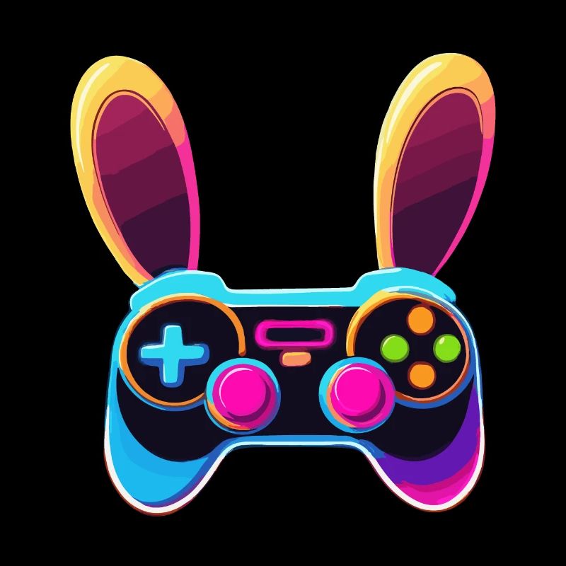 Easter Bunny Gamer Iconic Easter Gaming