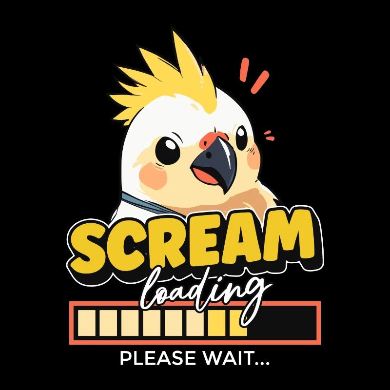 Cockatiel Scream Loading Please Wait Cockatoo