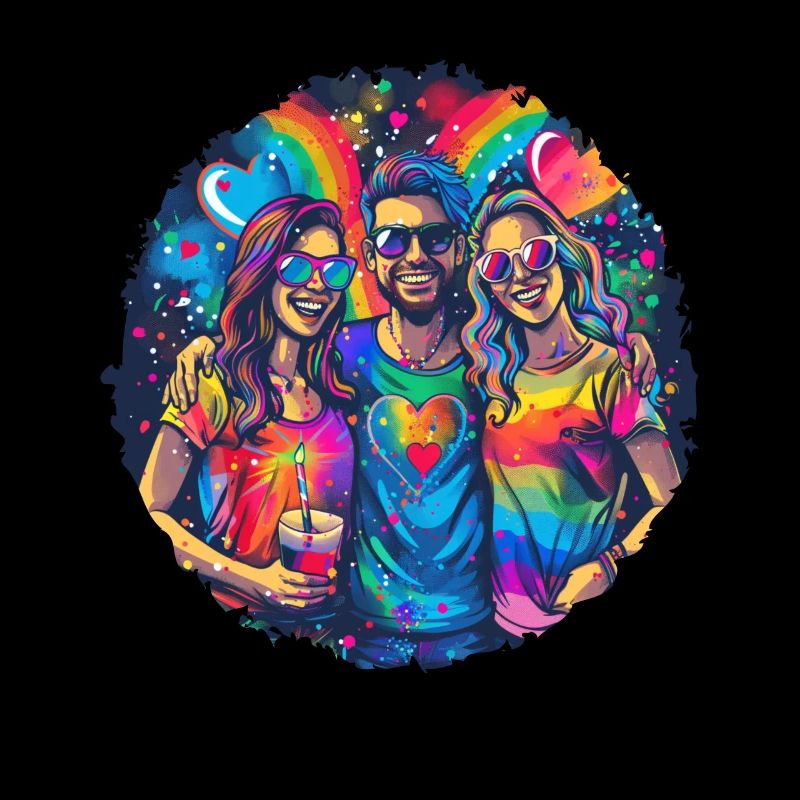 Rainbow Connection Embrace, Happy Pride