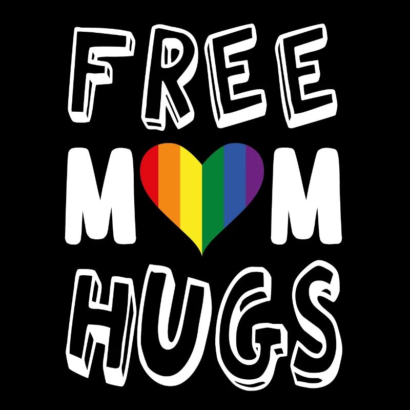 Free Mom Hugs Lesbian Shirt