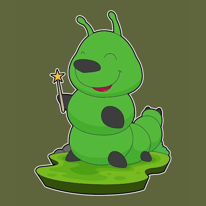 Caterpillar Wizard Wand
