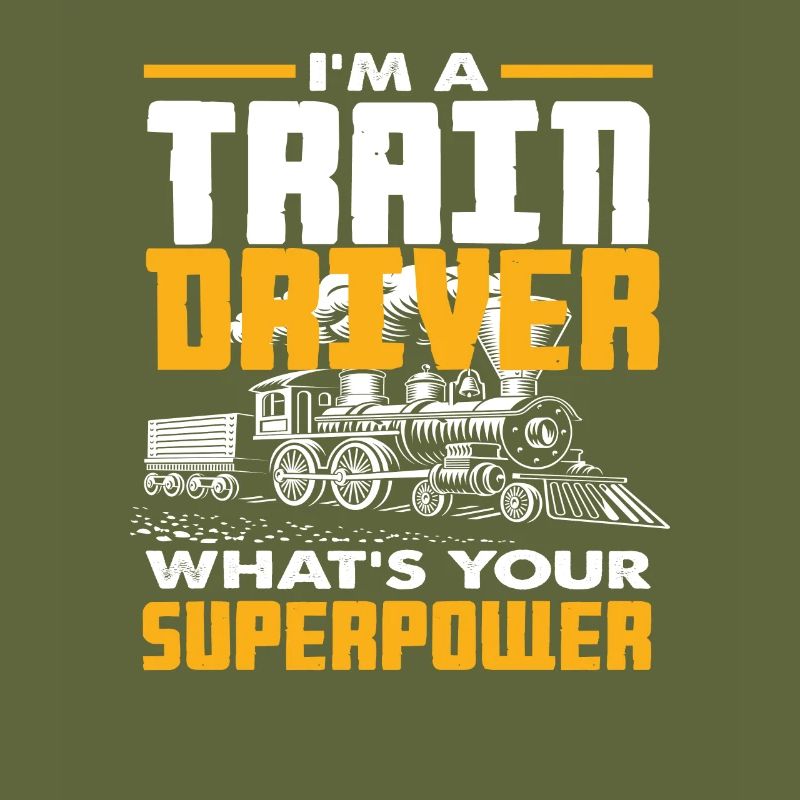 Train Trains Train Driver Profession Superpower