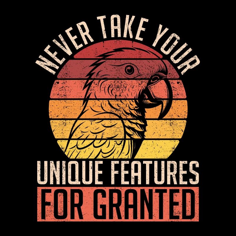 Parrot Never Take Your Unique Features Bird Owner