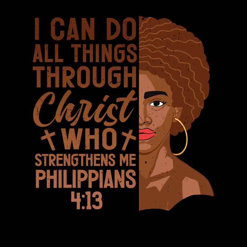 I Can Do All Through Christ African American