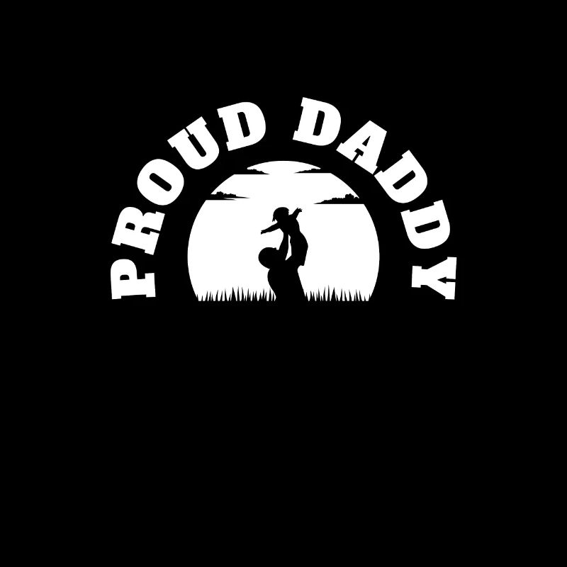 Proud Daddy Kid White