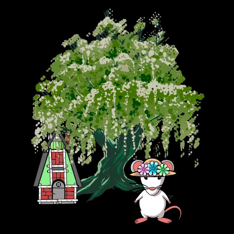 Forest Nature Mouse Rodent House Forest Dweller Tree