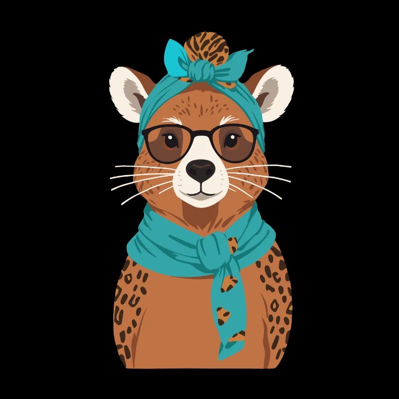 Funny Capymama Capybara Mother Design