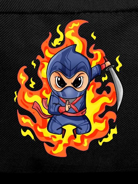 Ninja Motif Fire Red