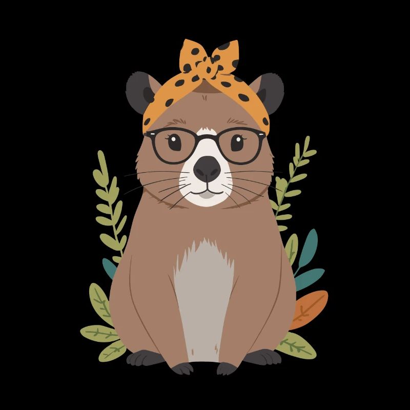 Funny Capymama Capybara Mom