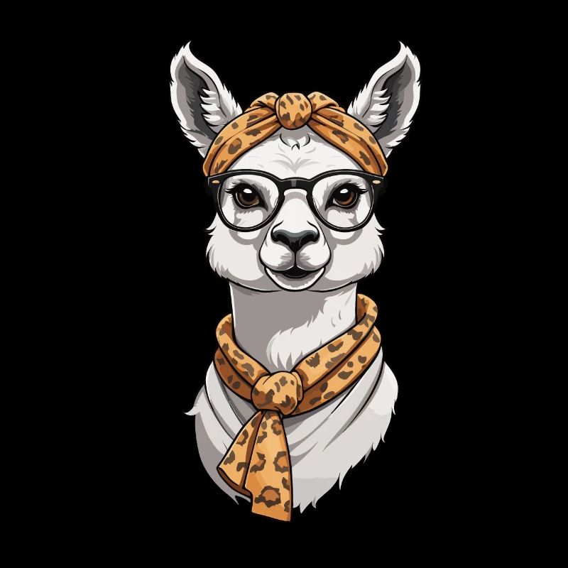 Llama Loving Mom Funny Design