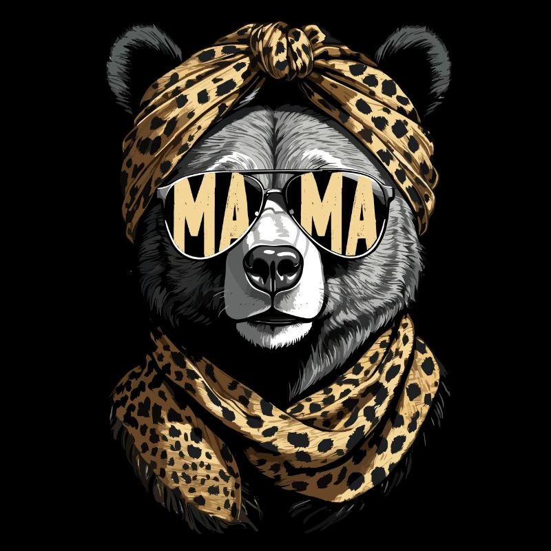 Lustiger Mama Bär Mutter Bärin Muttertag