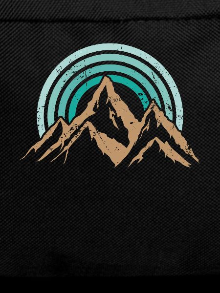 Hiking Mountains Retro Style