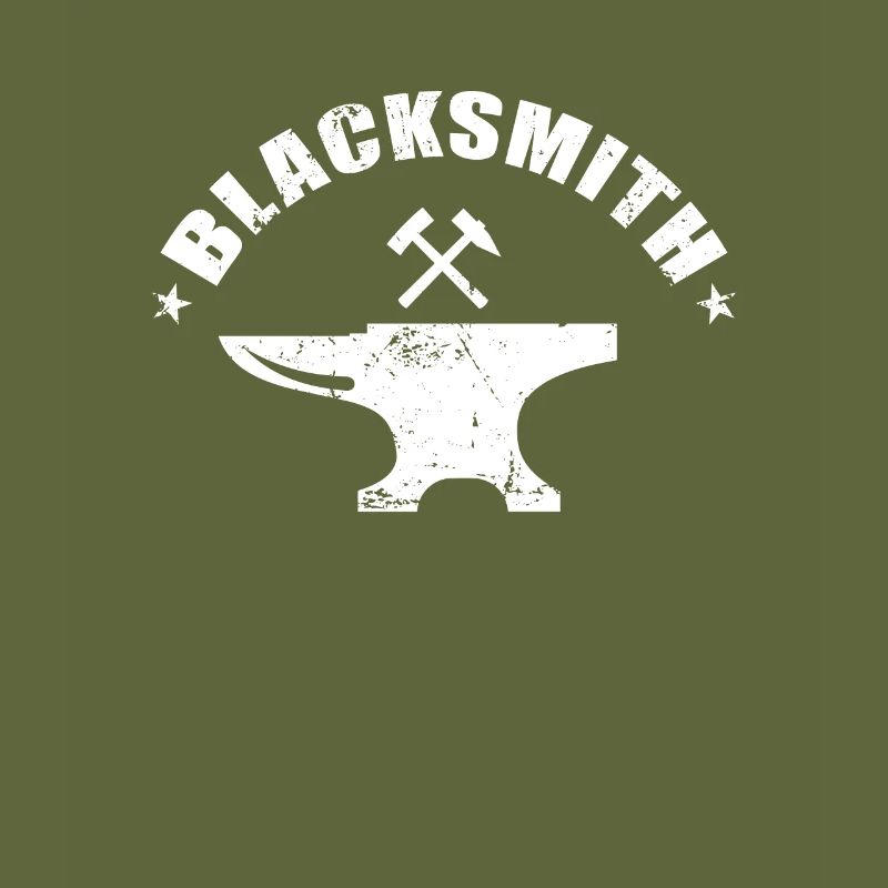 Blacksmith Amboss mit Hammer