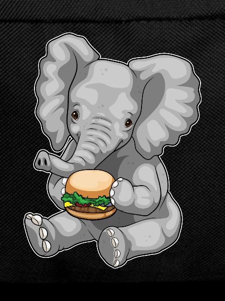 Cheeseburger éléphant
