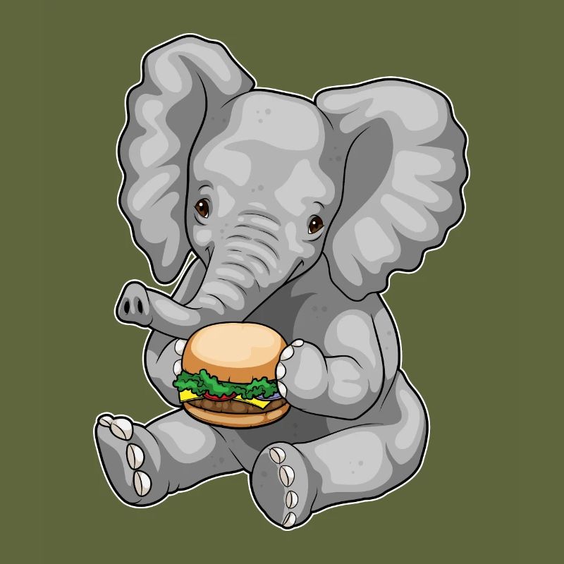 Elephant Cheeseburger