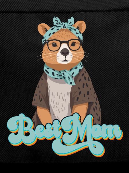 Funny Capymama Capybara Mother Design